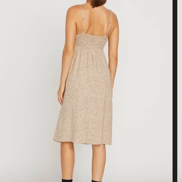 Volcom Cha Cha Ching Leopard Print Midi Dress - NWOT - Picture 4 of 9